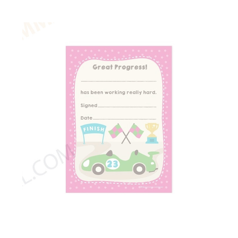 A6 Great Progress Praise Pad A6 Great Progress Praise Pad