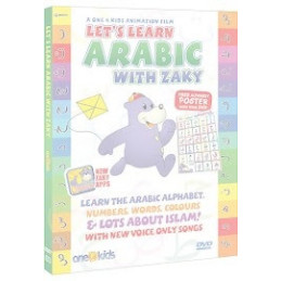 Lets learn Arabic with Zaky DVD Cartoon