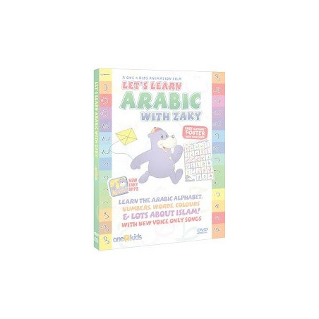Lets learn Arabic with Zaky DVD Cartoon