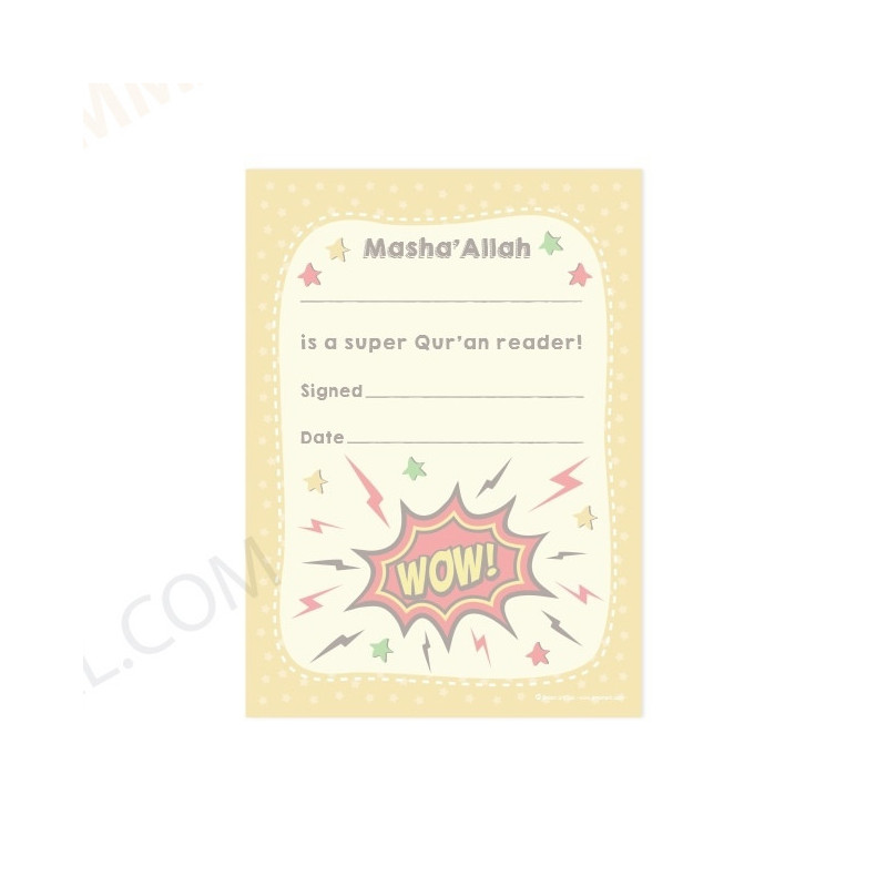 A6 MashaAllah Super Quran Reader Praise Pad A6 MashaAllah Super Quran Reader Praise Pad