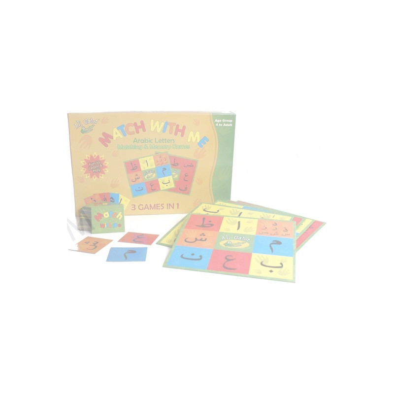 Match with Me - Arabic Letters Memory Game Match with Me - Arabic Letters Memory Game