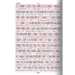 Al-Quran Al-Kareem Lafz ba Lafz Urdu Tarjuma (Arabic and Urdu)