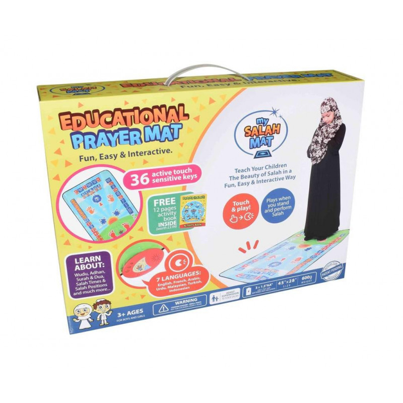 My Salah Mat Educational Interactive Prayer Mat My Salah Mat Educational Interactive Prayer Mat