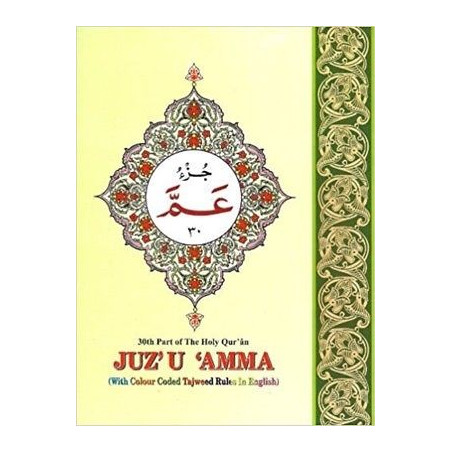 Juzz Amma Tajweed Colour Coded In Block Form