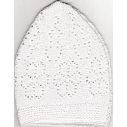 kufi hat knitted Caps White Skull Cap