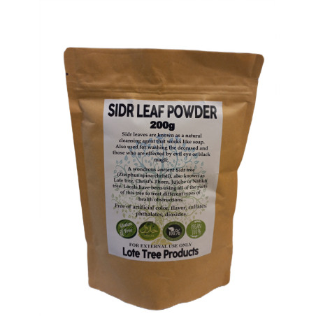 Sidr Leaf Powder Lote Tree Leaf Rukia  200g