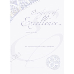 Certificate of Excellence