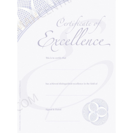 Certificate of Excellence